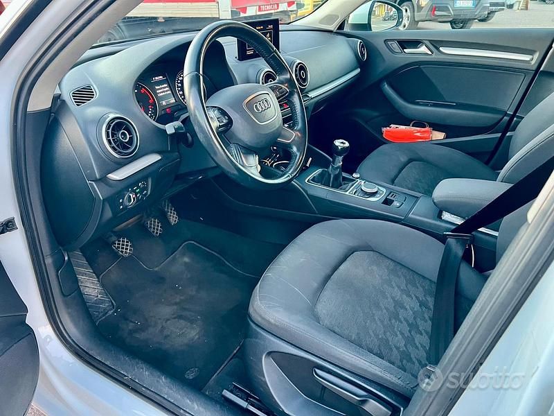 Usata Audi A3 Attraction 110 CV (80 kW) 2016 Bianco Berlina