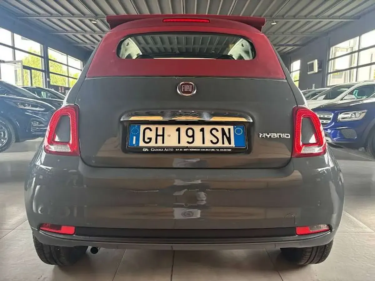 Usata Fiat 500C 69 CV (50 kW) 2022 Grigio Cabrio