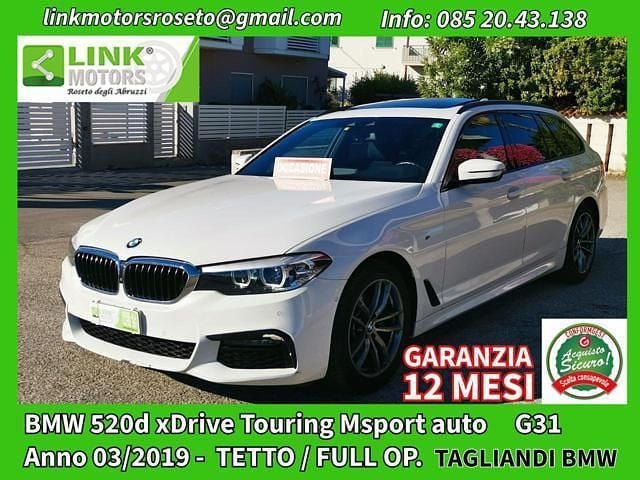 Usata BMW 520 M Sport 190 CV (139 kW) 2019 Bianco Station wagon