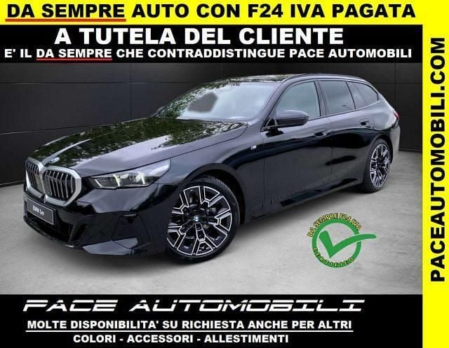 Nero metallizzato Usata 2024 BMW 520 M Sport Station wagon | 51.900 € (Super prezzo) - Immagine 1/2