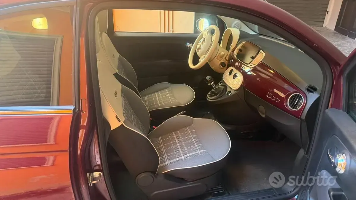 Usata Fiat 500 69 CV (50 kW) 2018 Marrone Berlina
