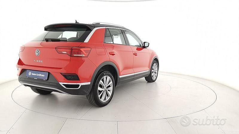Usata VW T-Roc Style 110 CV (80 kW) 2021 Rosso SUV