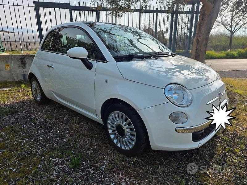 Usata Fiat 500 Lounge 95 CV (69 kW) 2014 Bianco Utilitaria