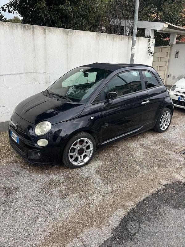 Nero Usata 2012 Fiat 500 Cabrio | 2800 € - Immagine 1/1