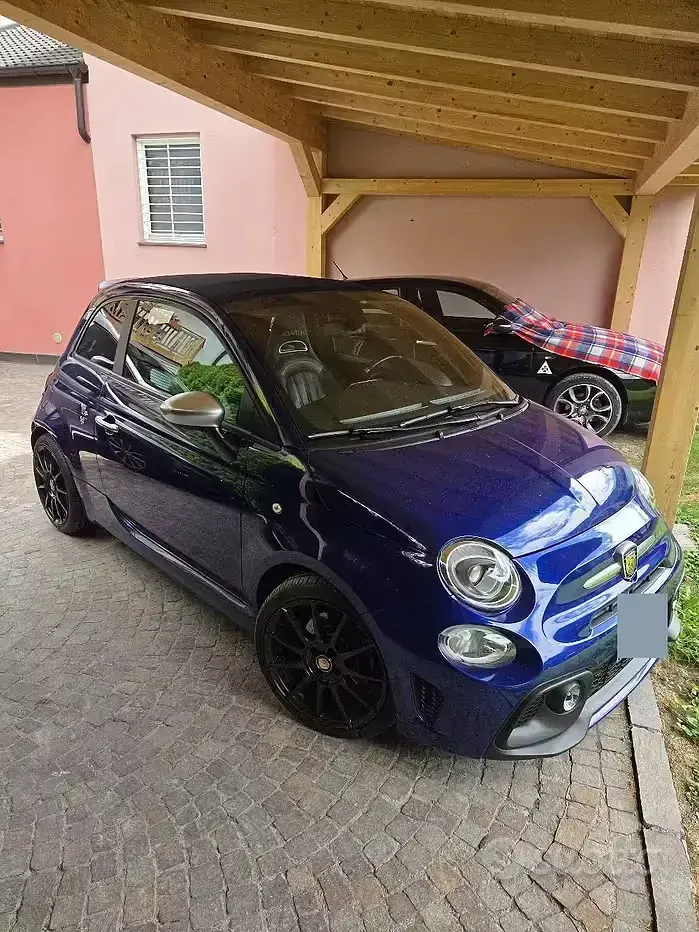 Usata Abarth 595 Turismo 165 CV (121 kW) 2016 Bluazzurro Cabrio
