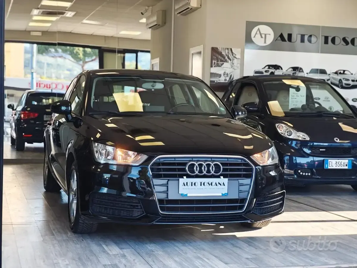 Usata Audi A1 90 CV (66 kW) 2016 Nero Utilitaria