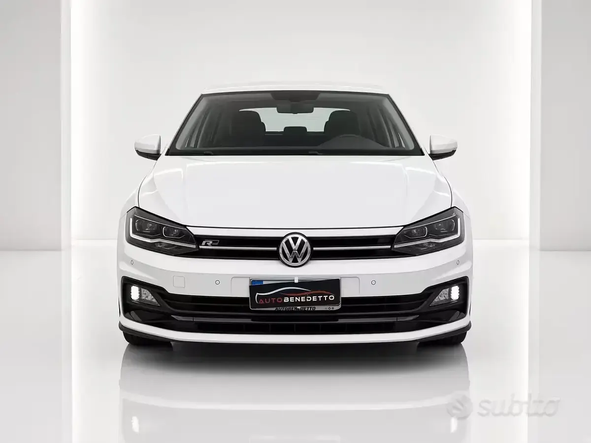 Usata VW Polo R-line 95 CV (69 kW) 2020 Bianco Utilitaria