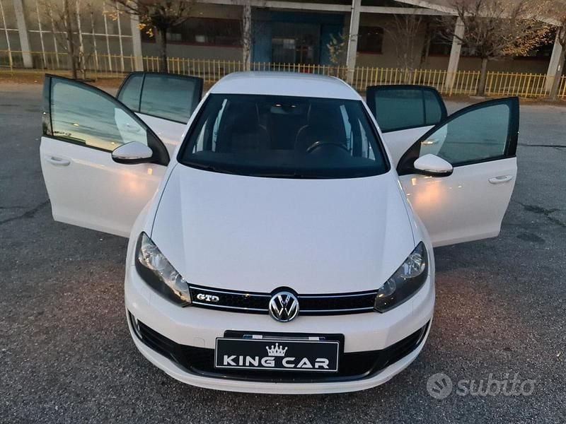 Usata VW Golf VI GTD 170 CV (125 kW) 2011 Bianco Utilitaria