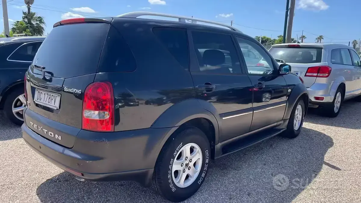 Usata SsangYong Rexton 165 CV (121 kW) 2007 Nero SUV