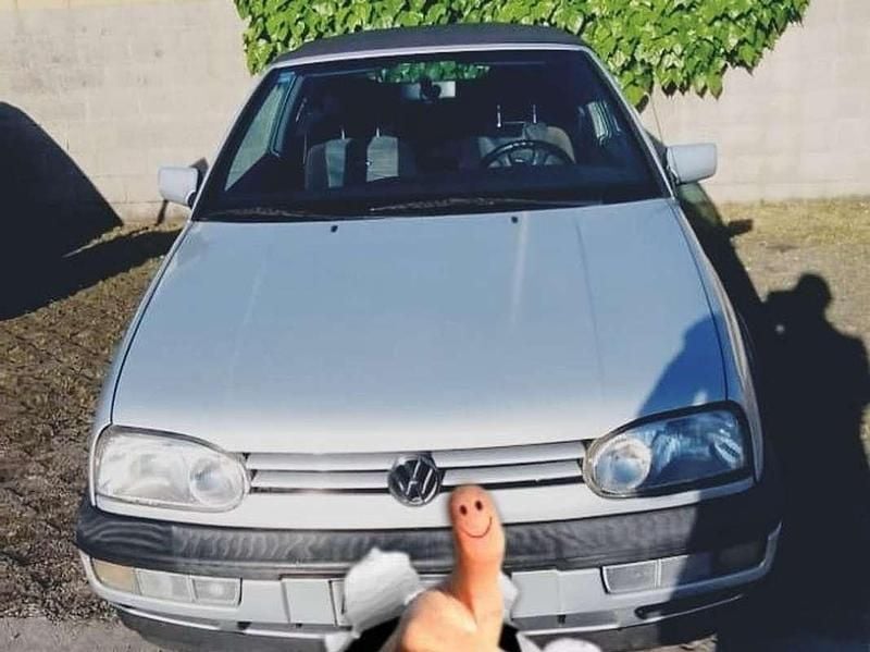 Usata VW Golf Cabriolet Highline 101 CV (74 kW) 1998 Grigio Cabrio