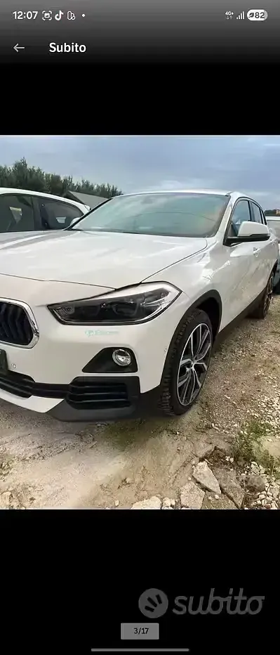 Usata BMW X2 Advantage 150 CV (110 kW) 2019 Bianco SUV