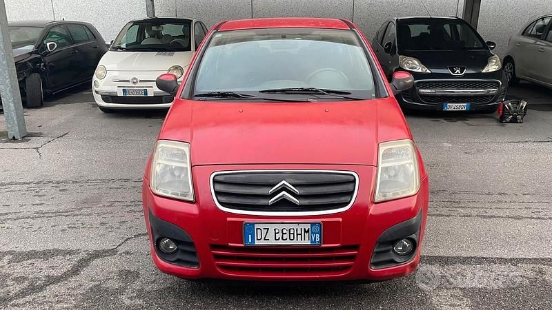 Usata Citroën C2 VTR Sport 73 CV (53 kW) 2009 Rosso Utilitaria