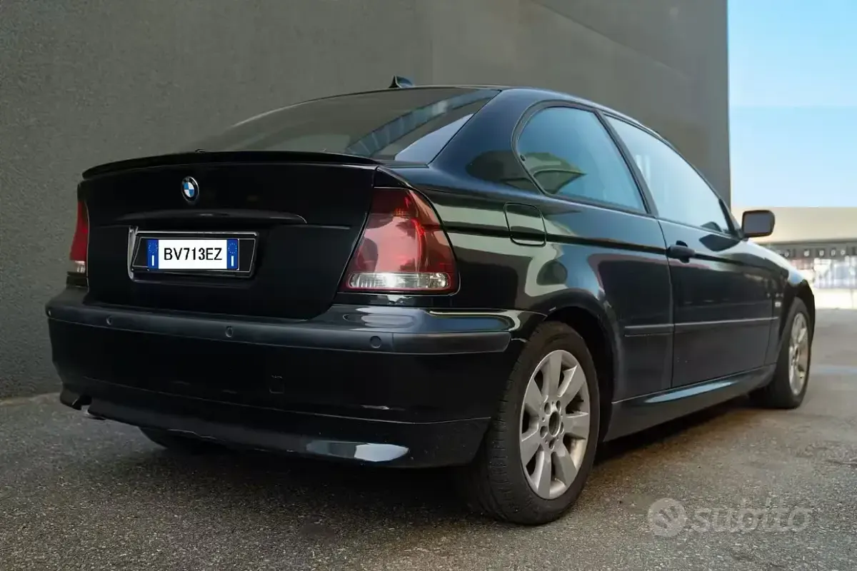 Usata BMW 318 2003 Nero Coupé