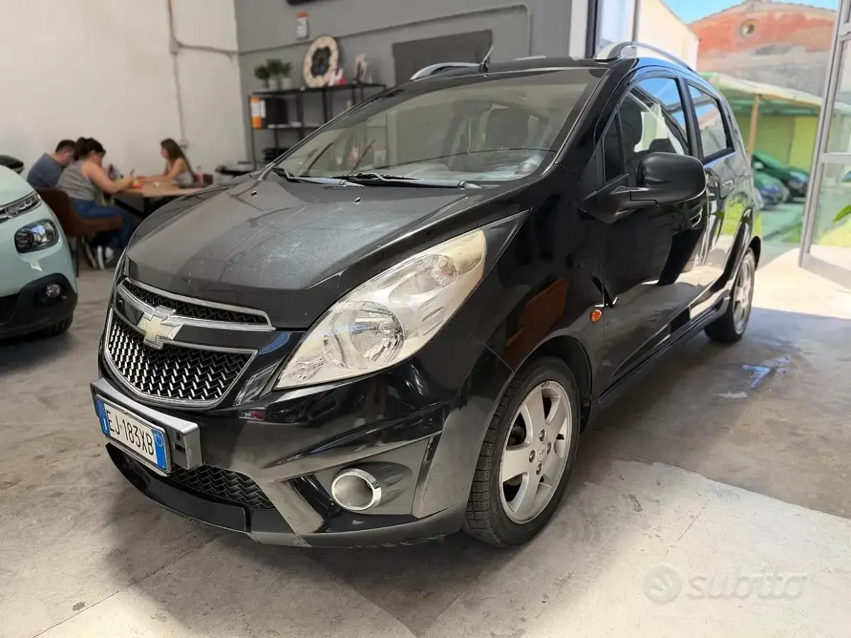 Usata Chevrolet Spark LT 79 CV (58 kW) 2011 Nero Utilitaria