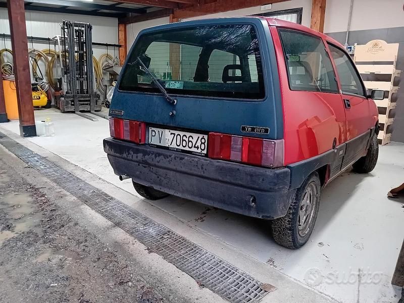 Usata Autobianchi Y10 1987 Rosso Utilitaria