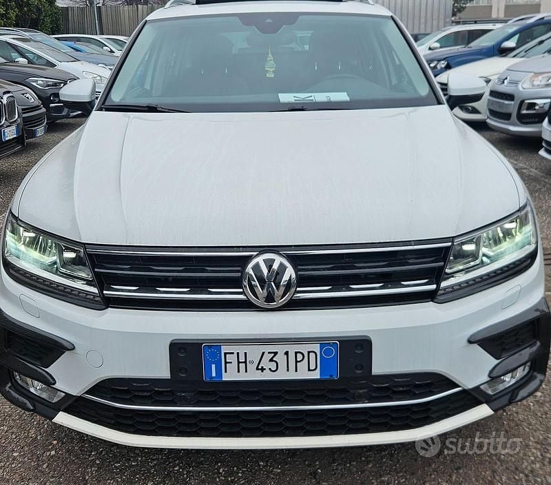 Usata VW Tiguan R-line 177 CV (130 kW) 2016 Bianco SUV