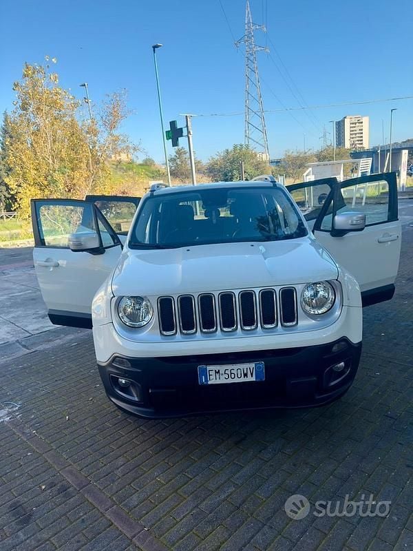 Bianco Usata 2018 Jeep Renegade Limited SUV | 13.499 € (Buon prezzo) - Immagine 1/4