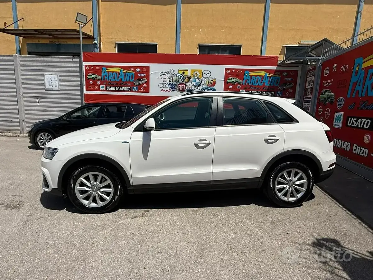 Usata Audi Q3 Ambiente 150 CV (110 kW) 2016 Bianco SUV