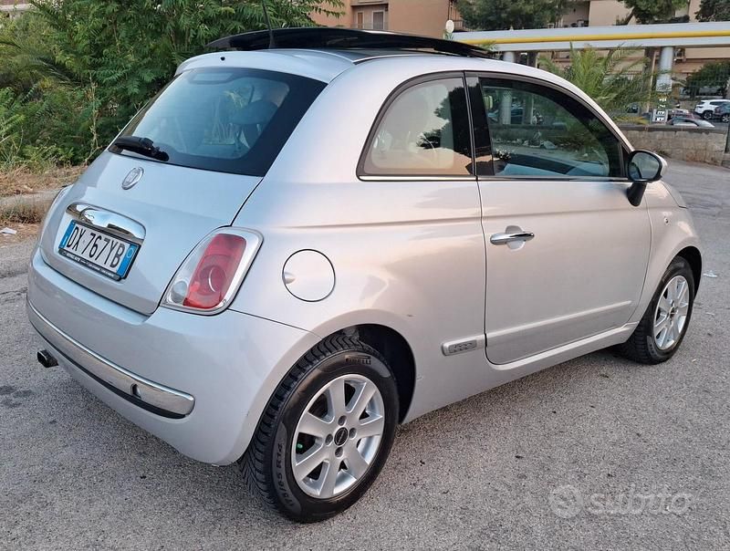 Usata Fiat 500 75 CV (55 kW) 2009 Grigio Utilitaria