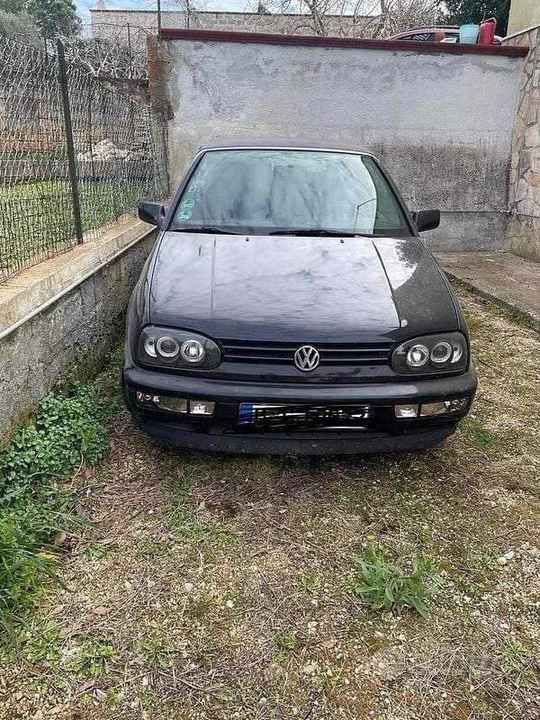 Nero Usata 1996 VW Golf Cabriolet Cabrio | 1250 € (Super prezzo) - Immagine 1/4