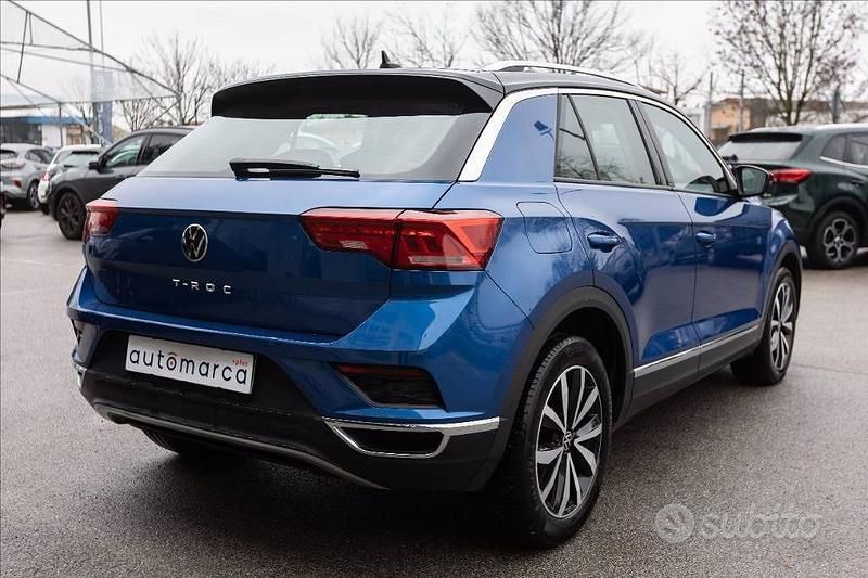 Usata VW T-Roc Style 150 CV (110 kW) 2021 Blu SUV