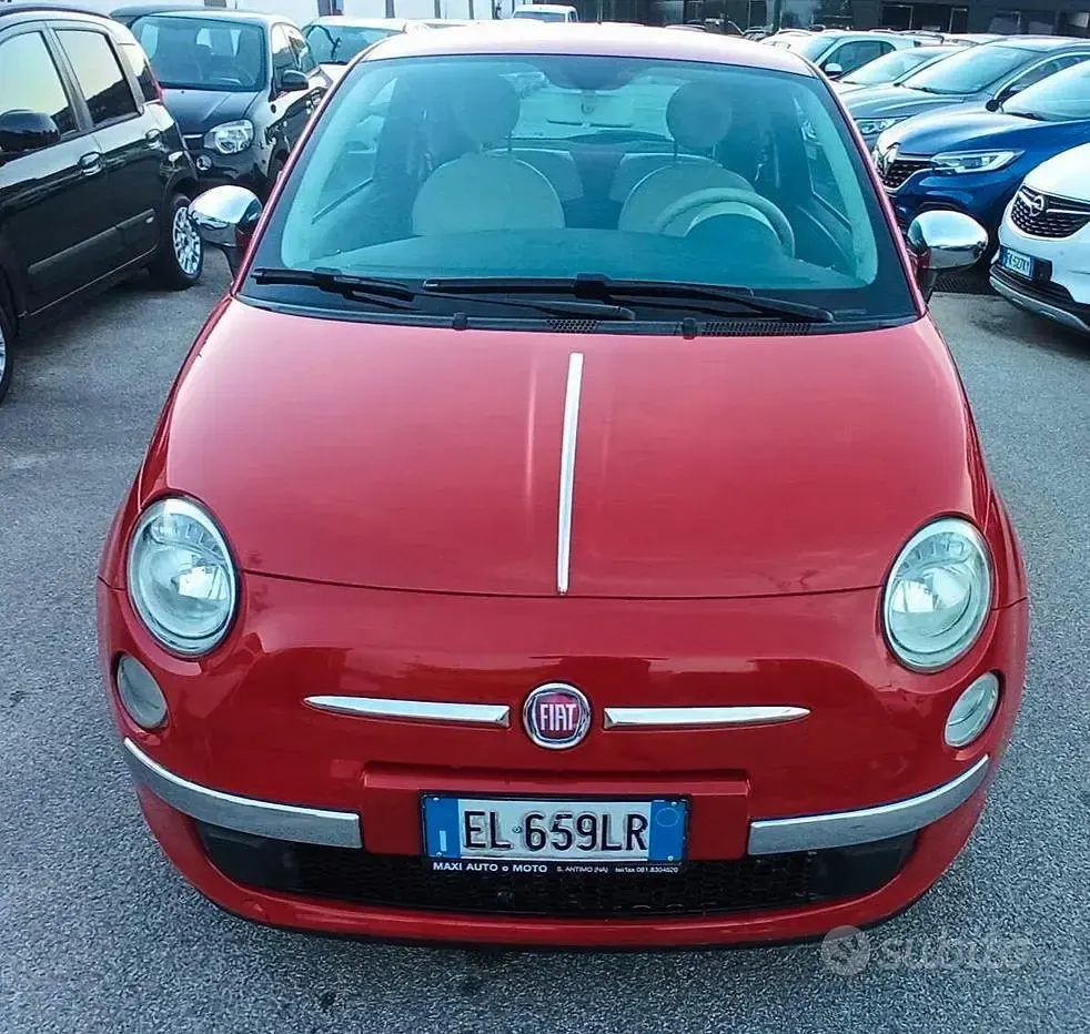 Usata Fiat 500 69 CV (50 kW) 2012 Rosso Berlina