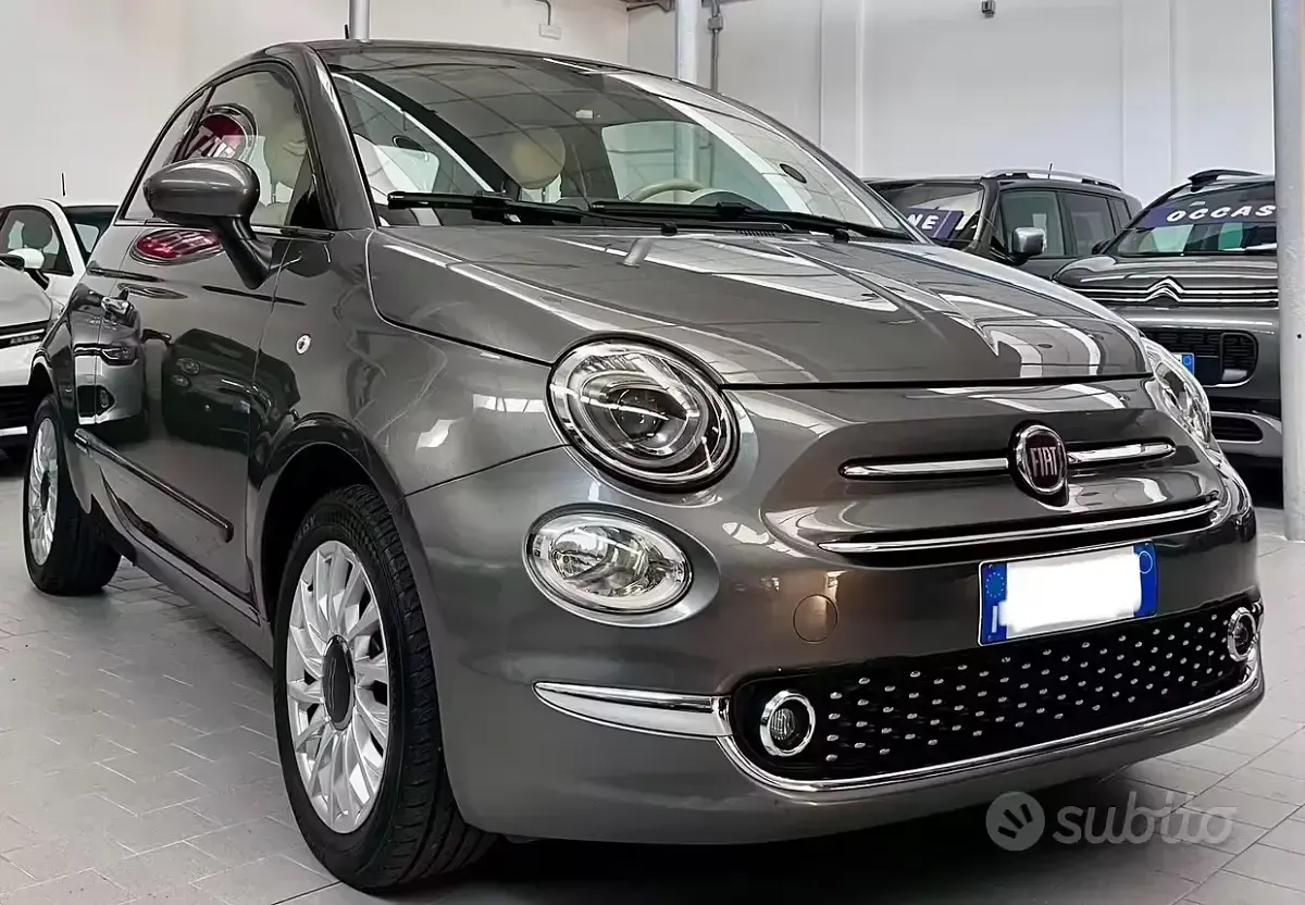 Usata Fiat 500 Lounge 69 CV (50 kW) 2016 Grigio Berlina