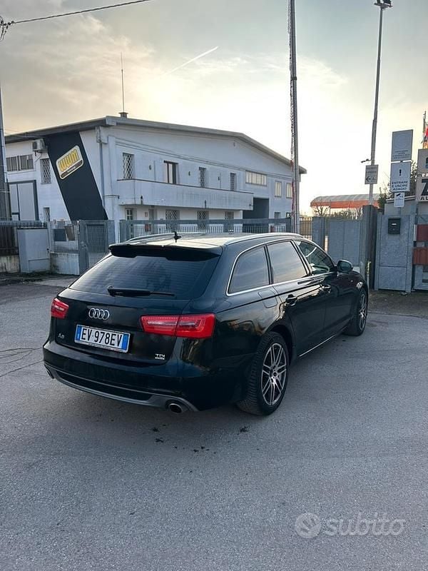 Usata Audi A6 S-Line 204 CV (150 kW) 2014 Nero Station wagon