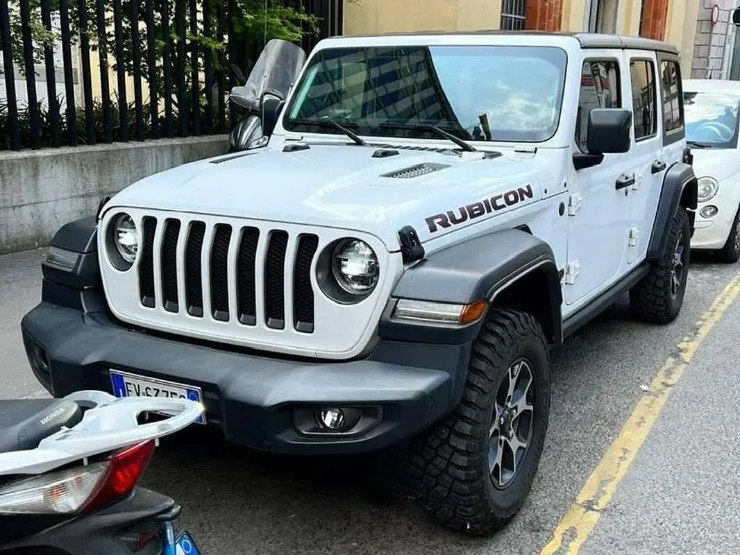 Usata Jeep Wrangler Rubicon 200 CV (147 kW) 2019 Bianco SUV