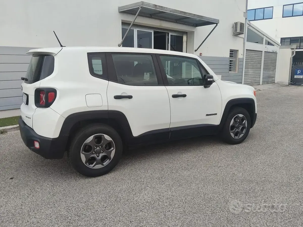 Usata Jeep Renegade 95 CV (69 kW) 2017 Bianco SUV