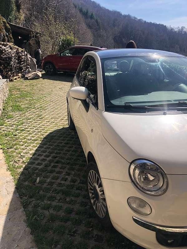 Usata Fiat 500 75 CV (55 kW) 2009 Bianco Cabrio