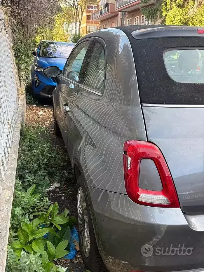 Usata Fiat 500C 69 CV (50 kW) 2016 Grigio Cabrio