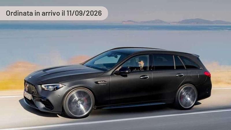 Nuova Mercedes C63S AMG Premium 680 CV (500 kW) 2026 Argento Station wagon