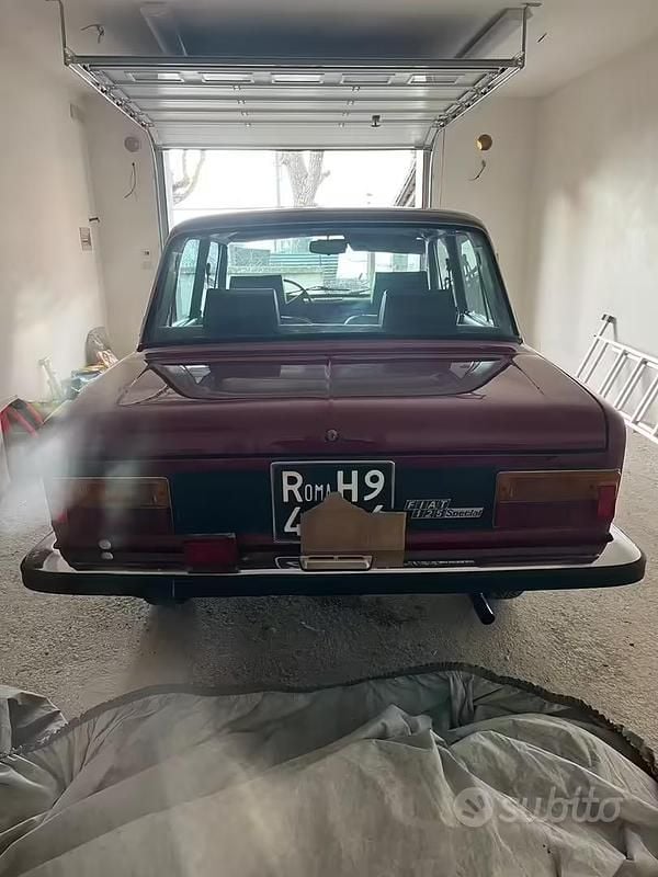 Usata Fiat 125 1970 Rosso Berlina