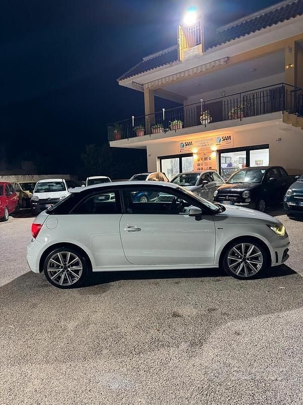 Usata Audi A1 S-Line 90 CV (66 kW) 2013 Bianco Utilitaria