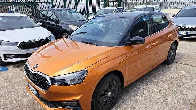 Usata Skoda Fabia Style 95 CV (69 kW) 2022 Arancione Utilitaria
