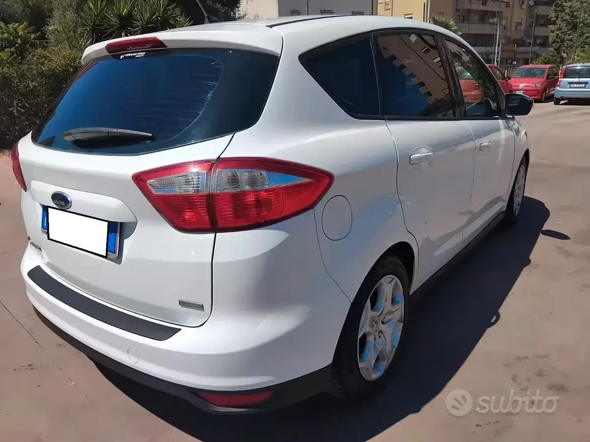Usata Ford C-MAX Titanium 125 CV (91 kW) 2014 Bianco Monovolume