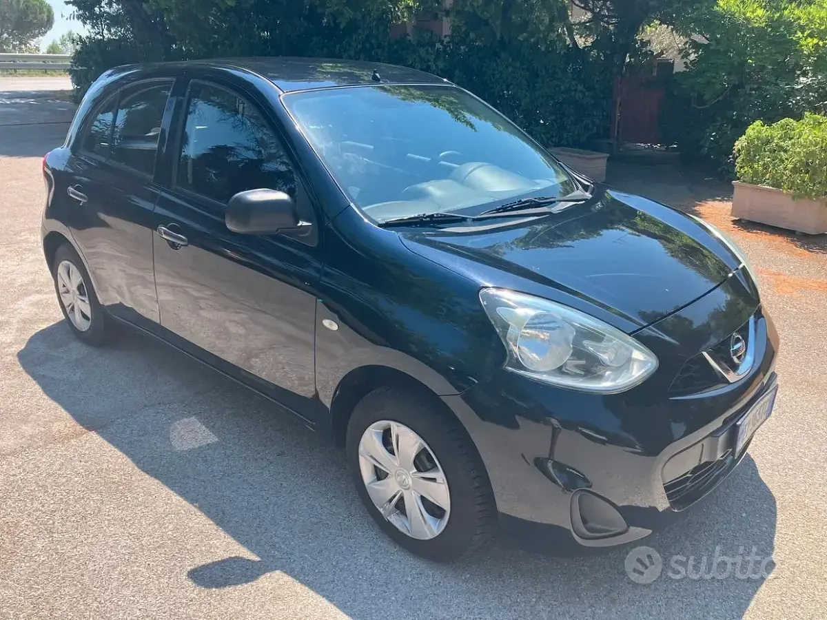 Usata Nissan Micra Acenta 80 CV (58 kW) 2014 Nero Utilitaria