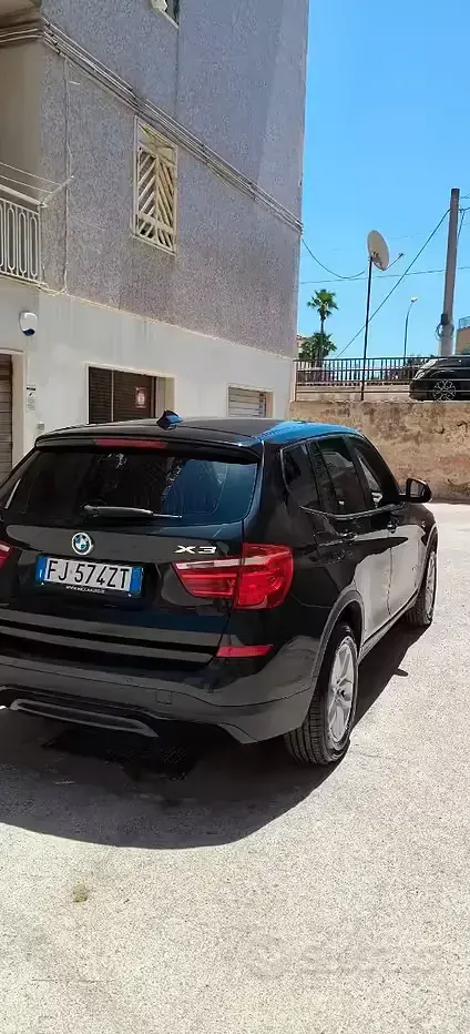 Usata BMW X3 190 CV (139 kW) 2017 Nero SUV