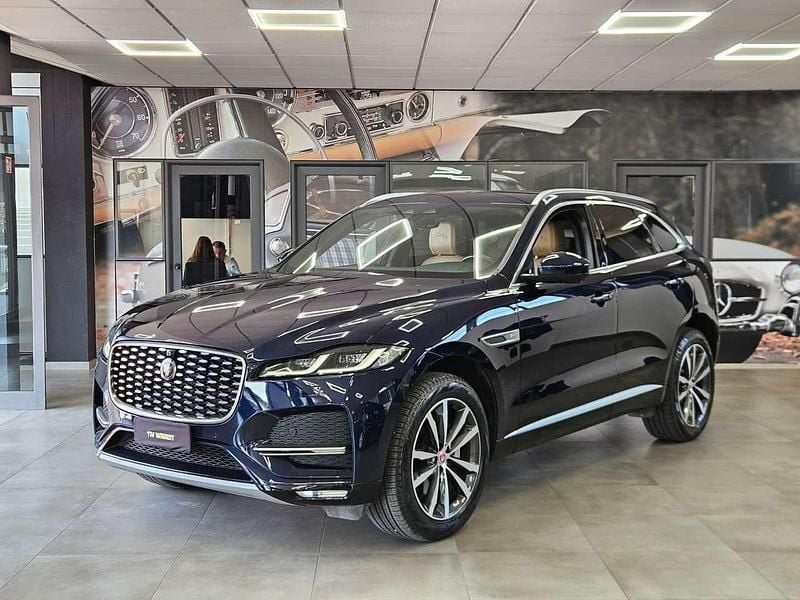 Usata Jaguar F-Pace 204 CV (150 kW) 2022 Blu/azzurro SUV