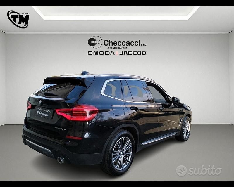 Usata BMW X3 Luxury Line 190 CV (139 kW) 2020 Nero SUV