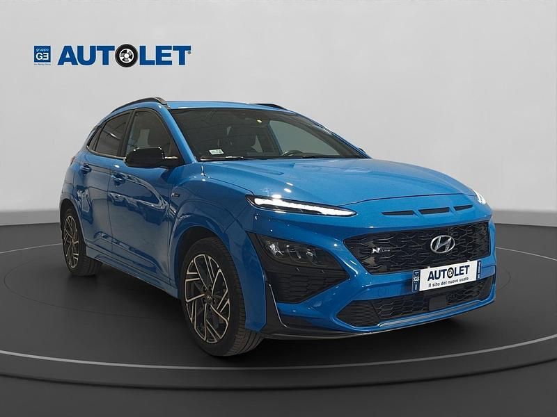 Usata Hyundai Kona N Line 120 CV (88 kW) 2022 Blu SUV