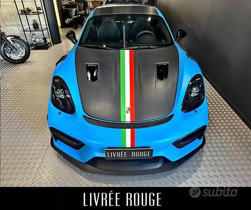 Usata Porsche 718 Cayman 420 CV (308 kW) 2020 Blu Coupé