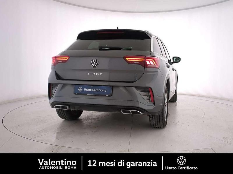 Usata VW T-Roc R-line 150 CV (110 kW) 2023 Grigio SUV