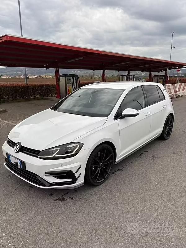 Usata VW Golf VII R 360 CV (264 kW) 2018 Bianco Berlina
