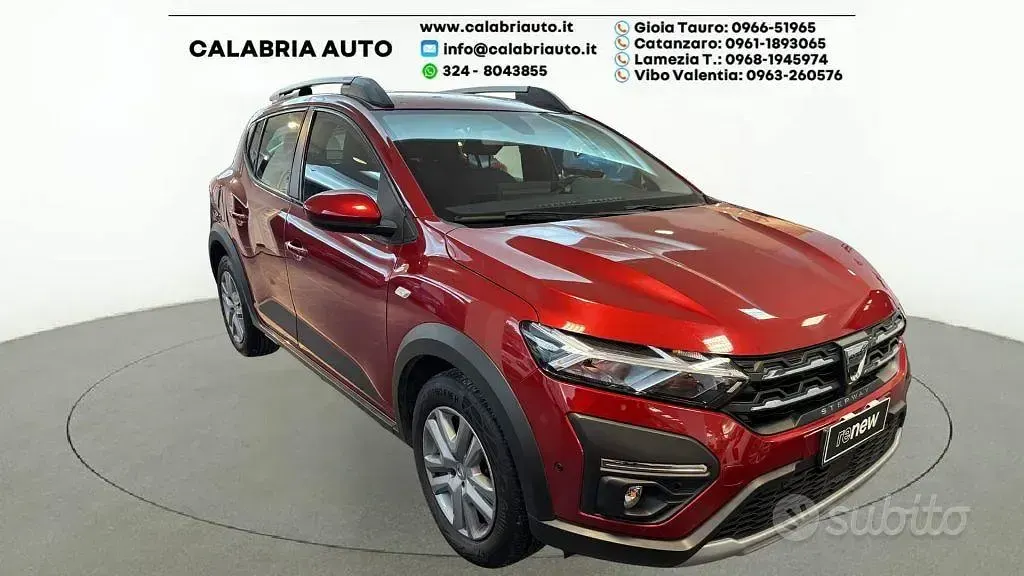 Usata Dacia Sandero Comfort 91 CV (66 kW) 2023 Rosso Berlina