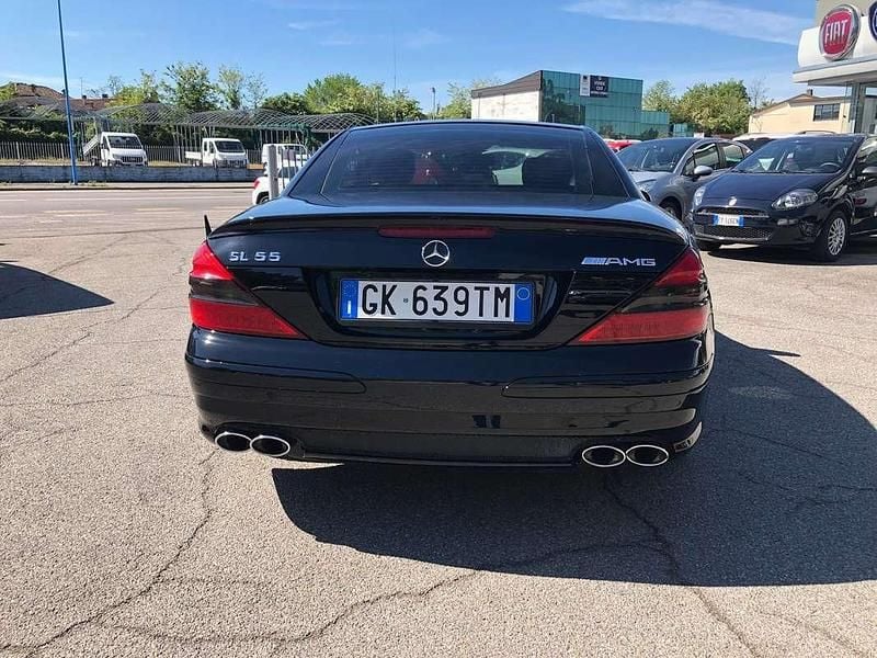 Usata Mercedes SL55 AMG AMG 500 CV (367 kW) 2003 Nero Cabrio