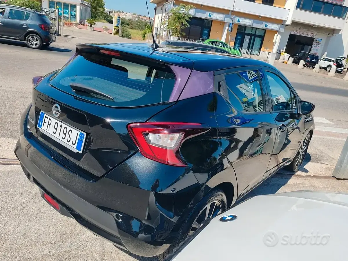 Usata Nissan Micra Acenta 90 CV (66 kW) 2018 Nero Utilitaria