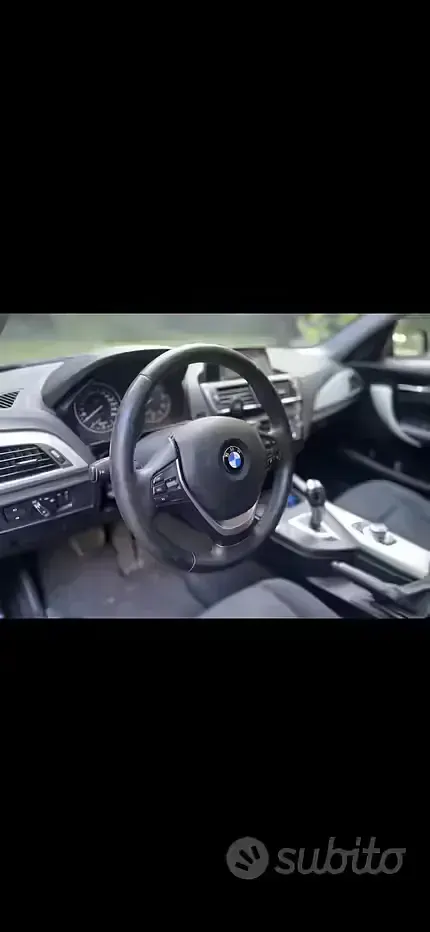 Usata BMW 116 116 CV (85 kW) 2017 Nero Utilitaria
