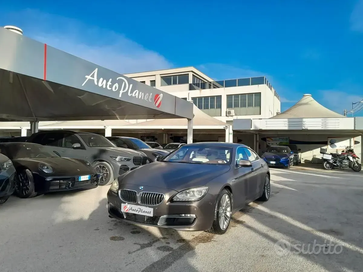 Usata BMW 640 313 CV (230 kW) 2012 Grigio Coupé